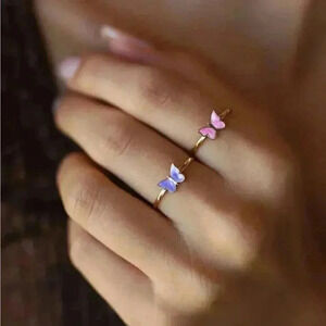 NWT  butterfly rings​